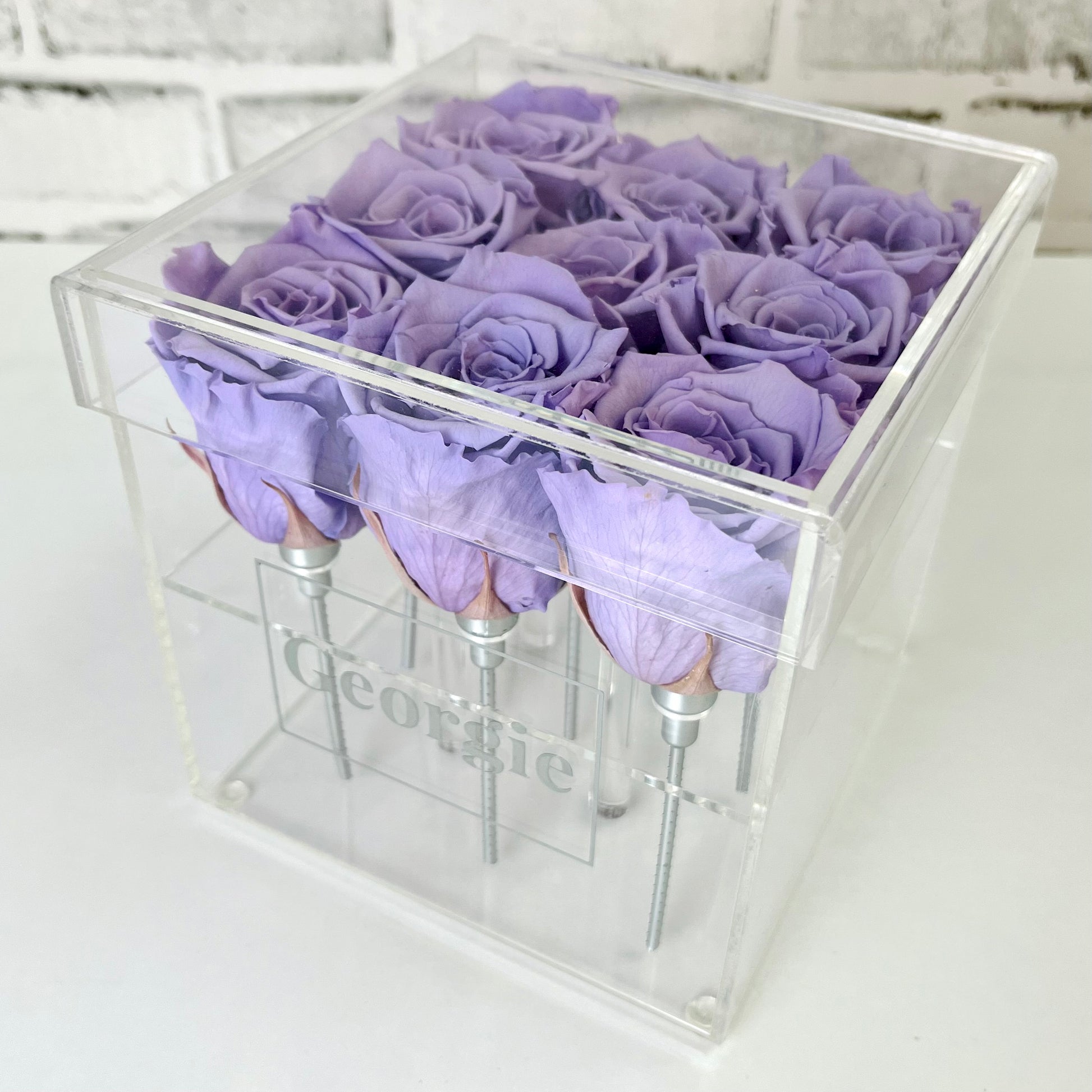 Infinity Rose Gift Box - Eternal Roses - Lavender Forever Roses - Rose Colours divider-Lavender Haze