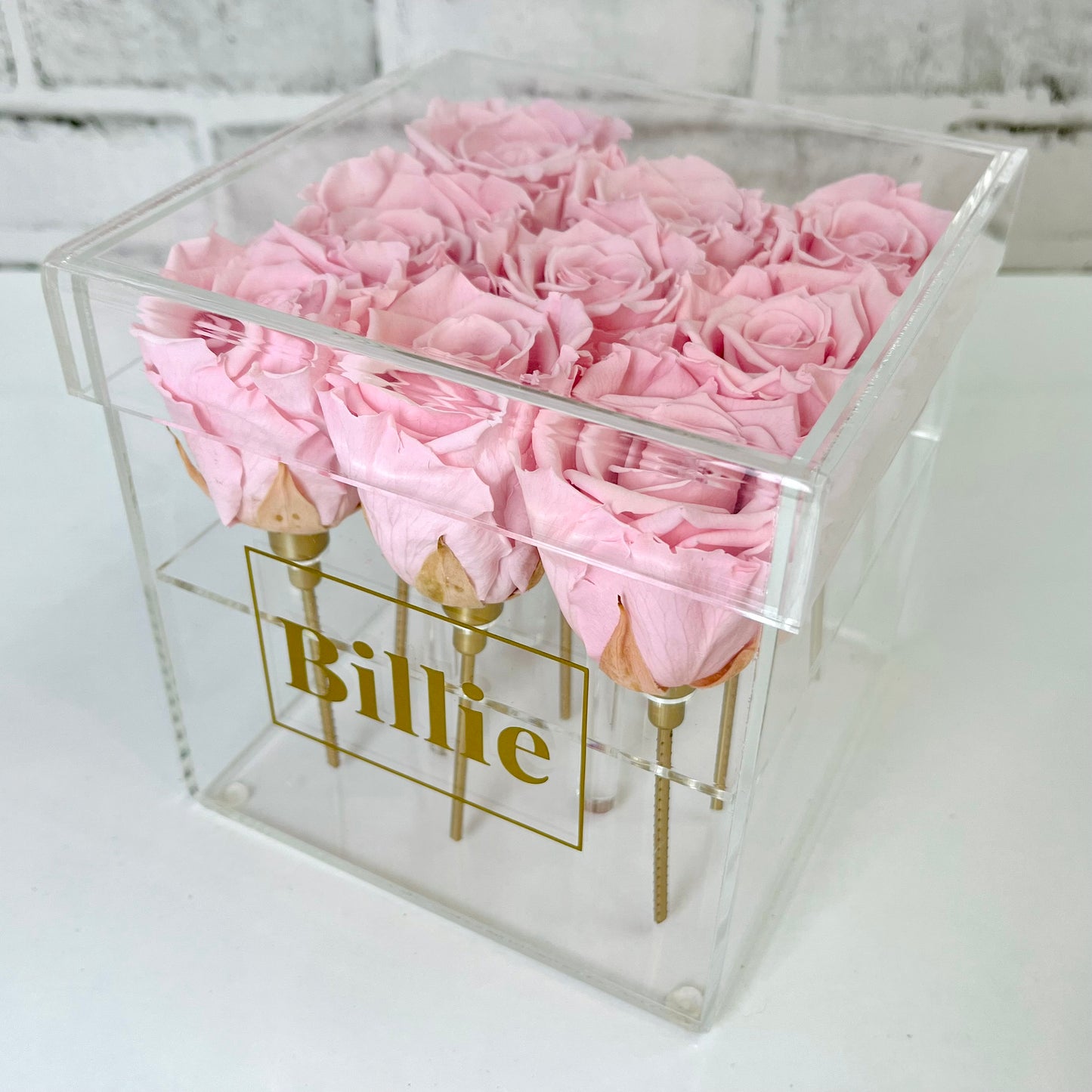 Infinity Rose Gift Box - Eternal Roses - Pink Forever Roses - Rose Colours divider-Petal Pink