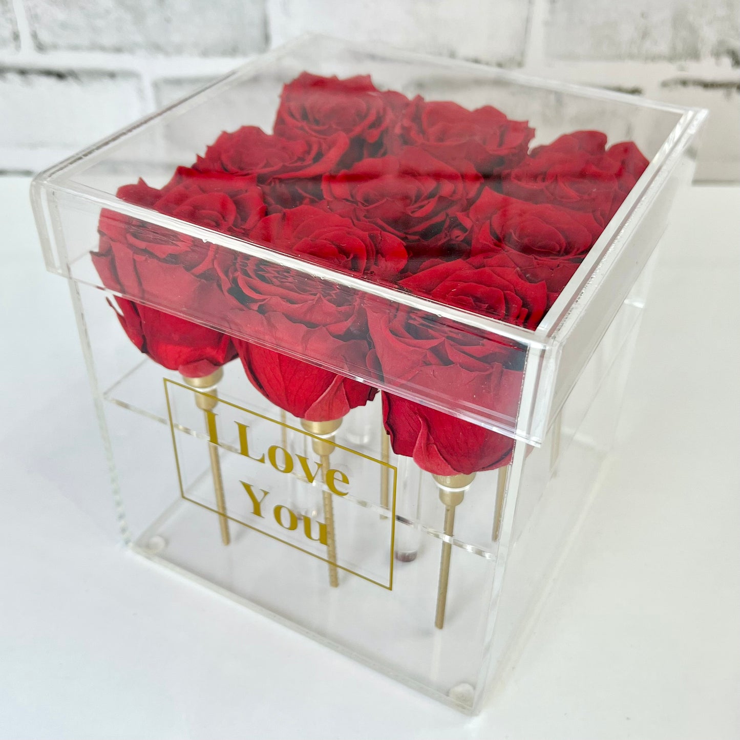 Infinity Rose Gift Box - Eternal Roses - Red Forever Roses - Rose Colours divider-Ruby Red