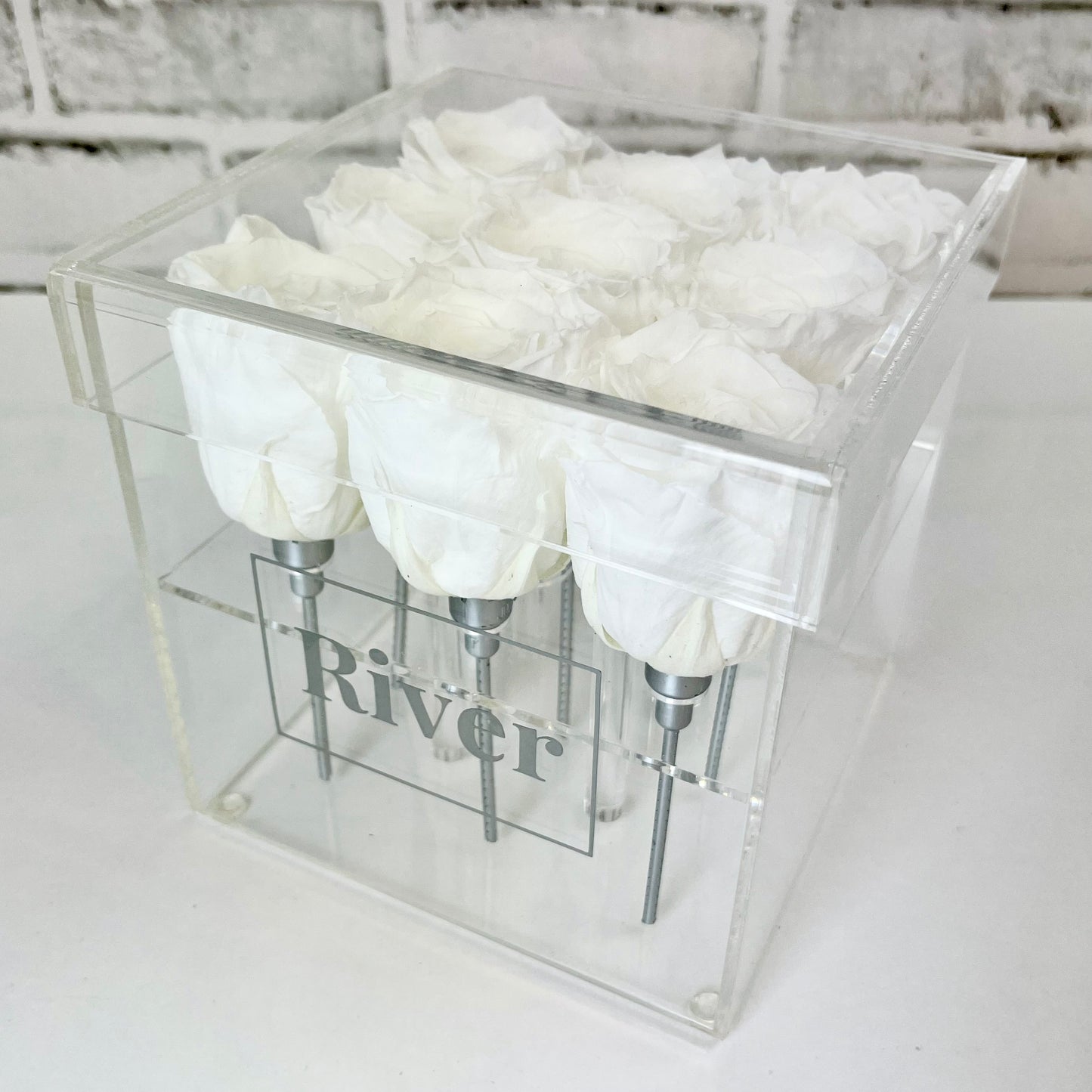 Infinity Rose Gift Box - Eternal Roses - White Infinity Roses - Rose Colours divider-Angelic White